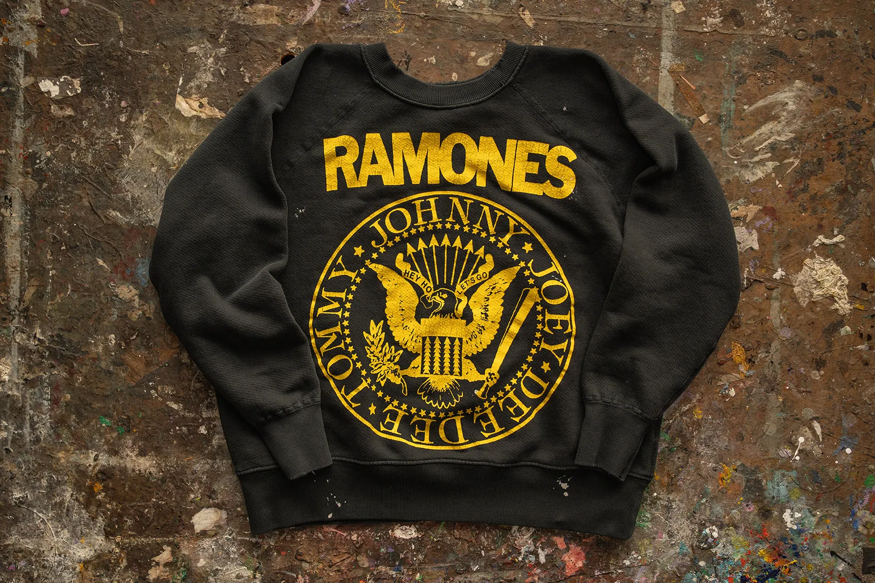 RAMONES BLITZKREIG BOP SHRUNKEN SWEATSHIRT sold by MadeWorn product image thumbnail 3