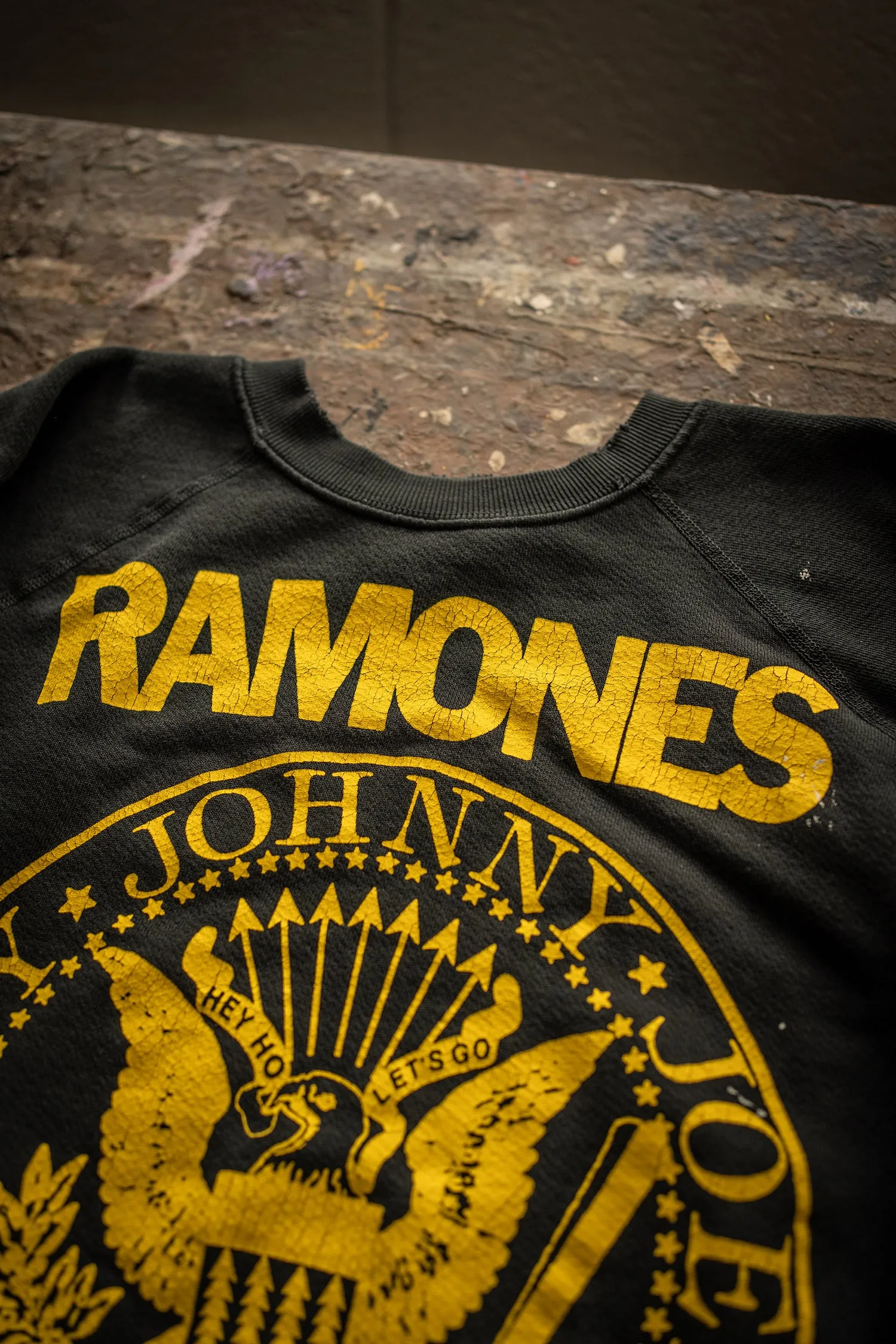 RAMONES BLITZKREIG BOP SHRUNKEN SWEATSHIRT sold by MadeWorn product image thumbnail 4