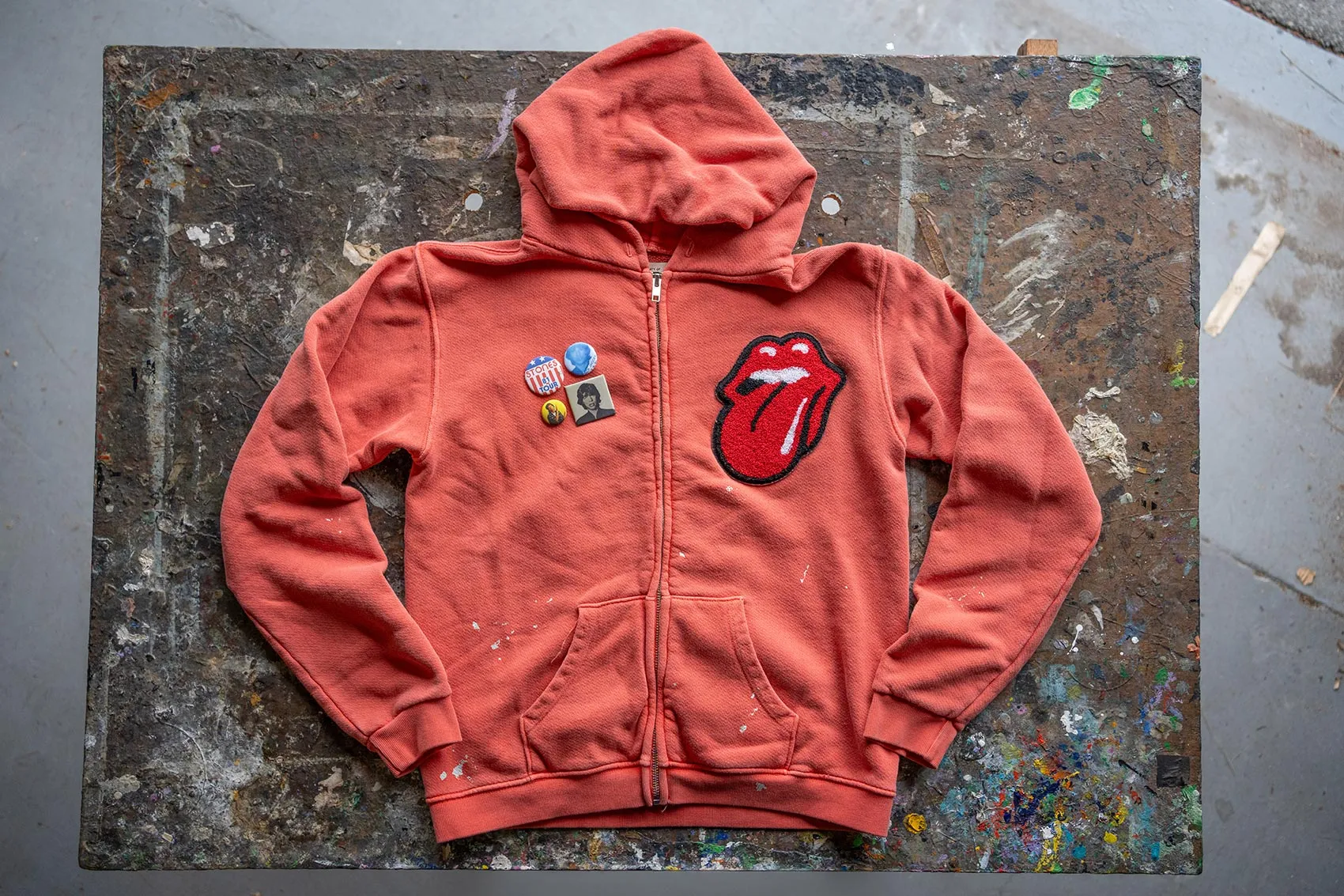 ROLLING STONES CHERRY HOODIE sold by MadeWorn product image thumbnail 3