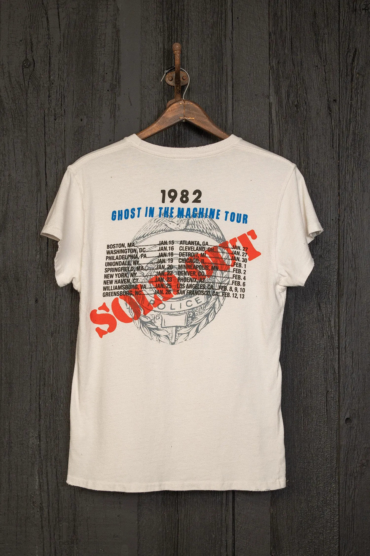 THE POLICE GHOST IN THE MACHINE TOUR sold by MadeWorn product image thumbnail 2