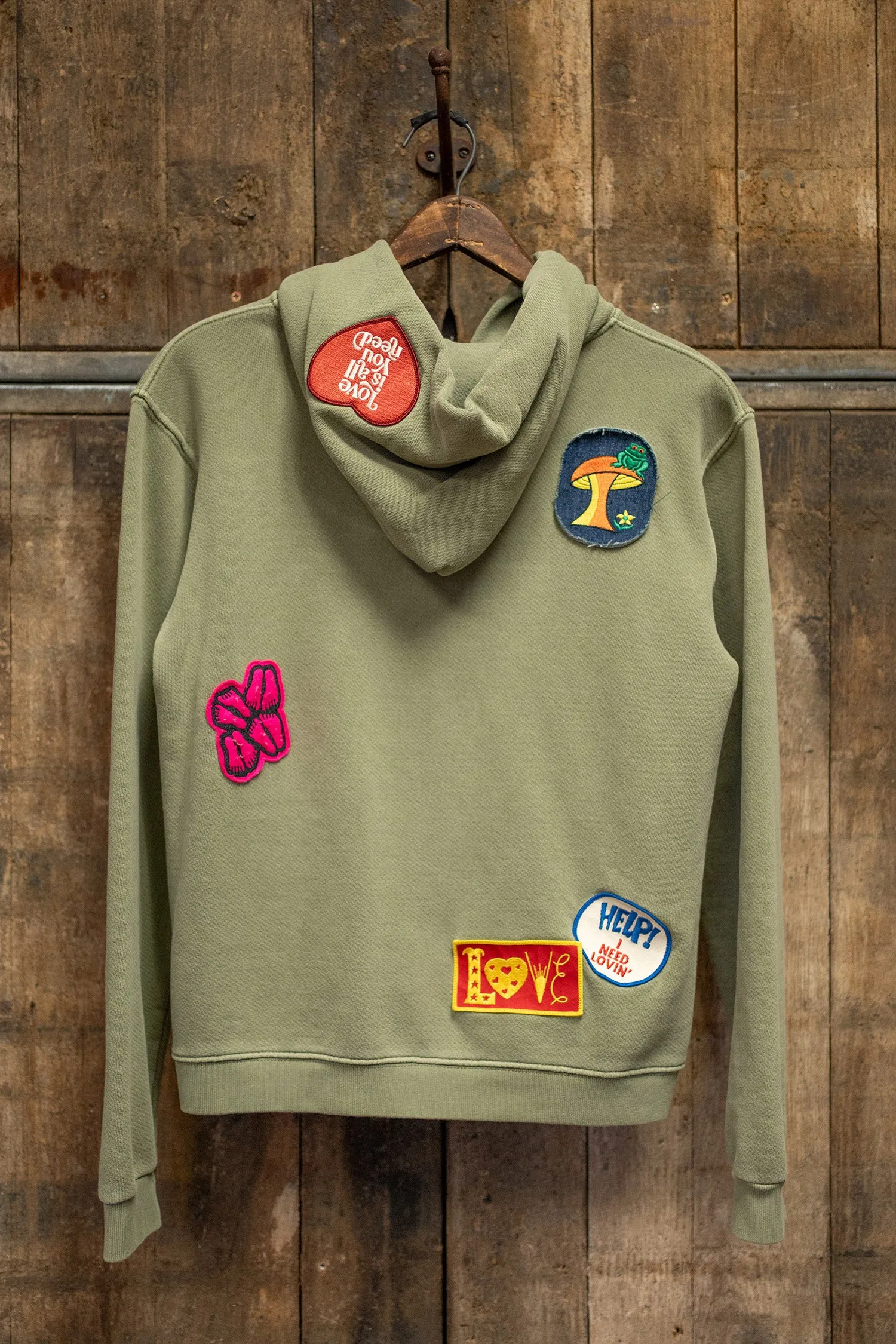 MADEWORN ARMY ZIP HOODIE sold by MadeWorn product image thumbnail 2