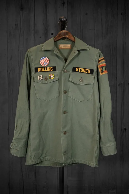 ROLLING STONES BANDANA TONGUE MILITARY JACKET sold by MadeWorn