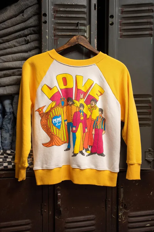 THE BEATLES LOVE SHRUNKEN SWEATSHIRT sold by MadeWorn