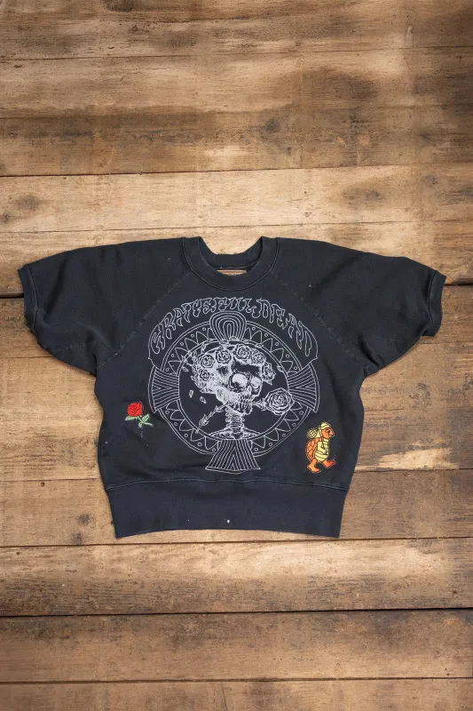 GRATEFUL DEAD THE MUSIC NEVER STOPPED SHORT SLEEVE SWEATSHIRT sold by MadeWorn