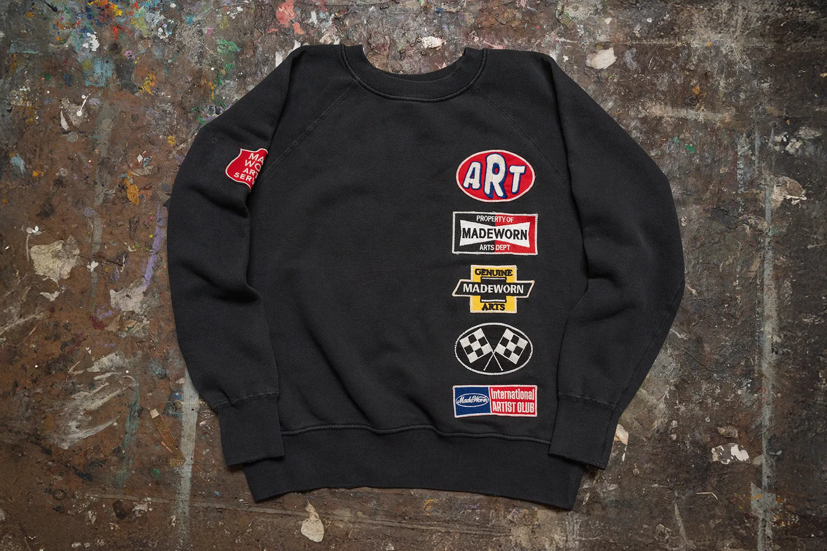 MADE WORN ARTS CLUB SHRUNKEN SWEATSHIRT sold by MadeWorn product image thumbnail 3