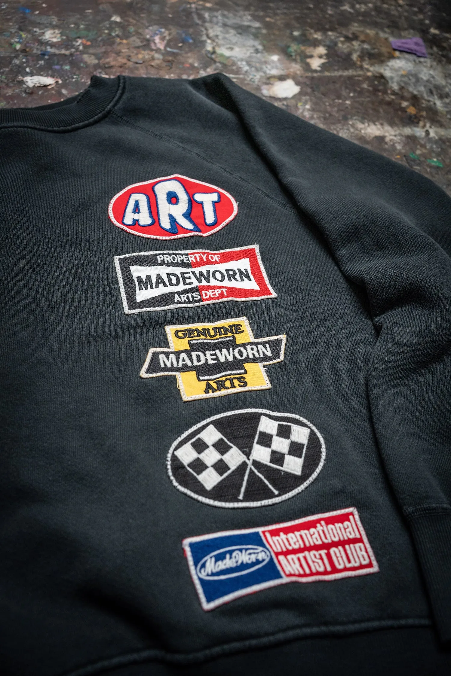 MADE WORN ARTS CLUB SHRUNKEN SWEATSHIRT sold by MadeWorn product image thumbnail 4