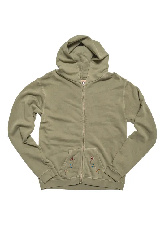 *PRESALE* MADE WORN FLOWER POWER ZIP HOODIE sold by MadeWorn