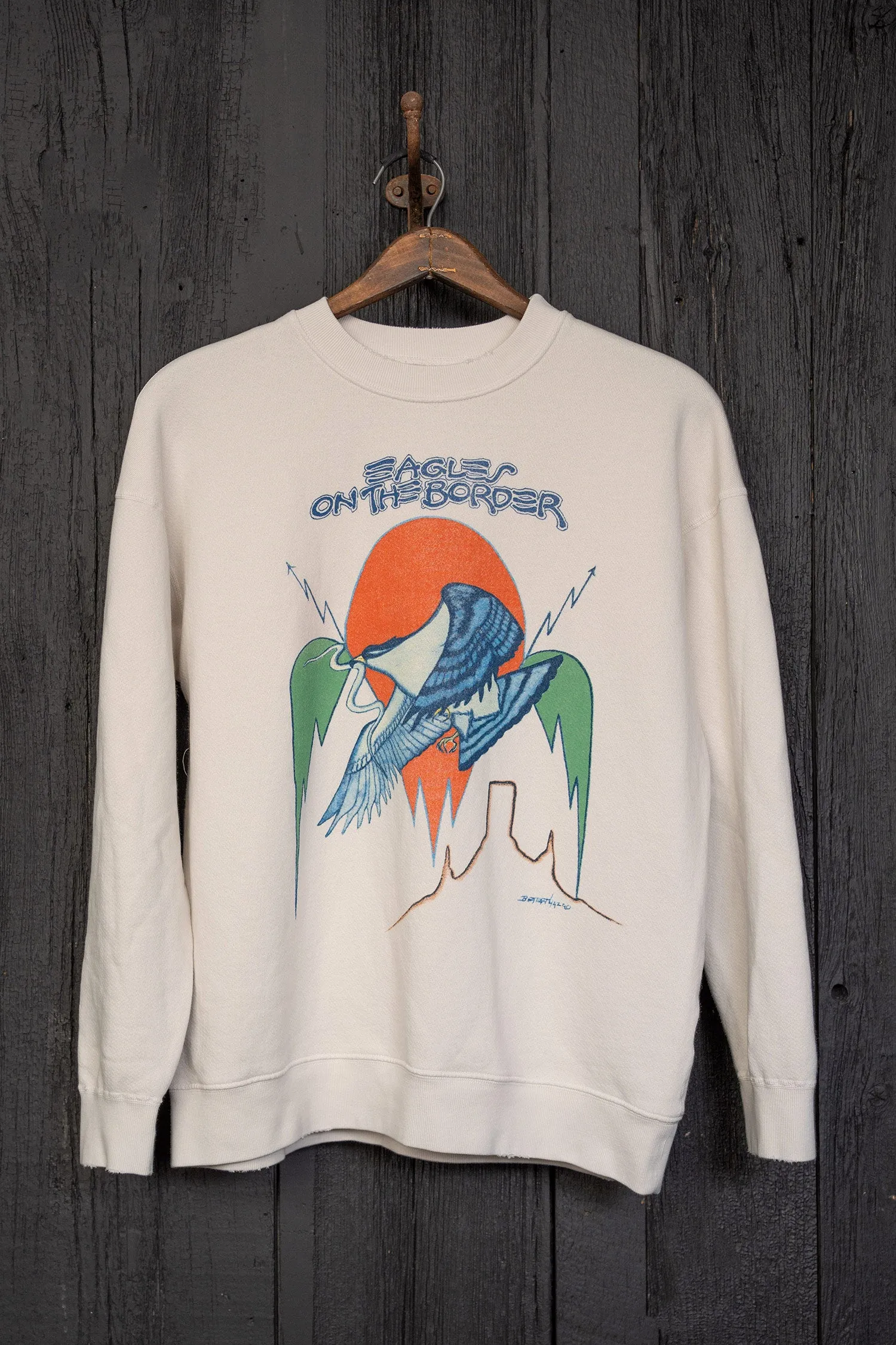 EAGLES ON THE BORDER CLASSIC SWEATSHIRT sold by MadeWorn