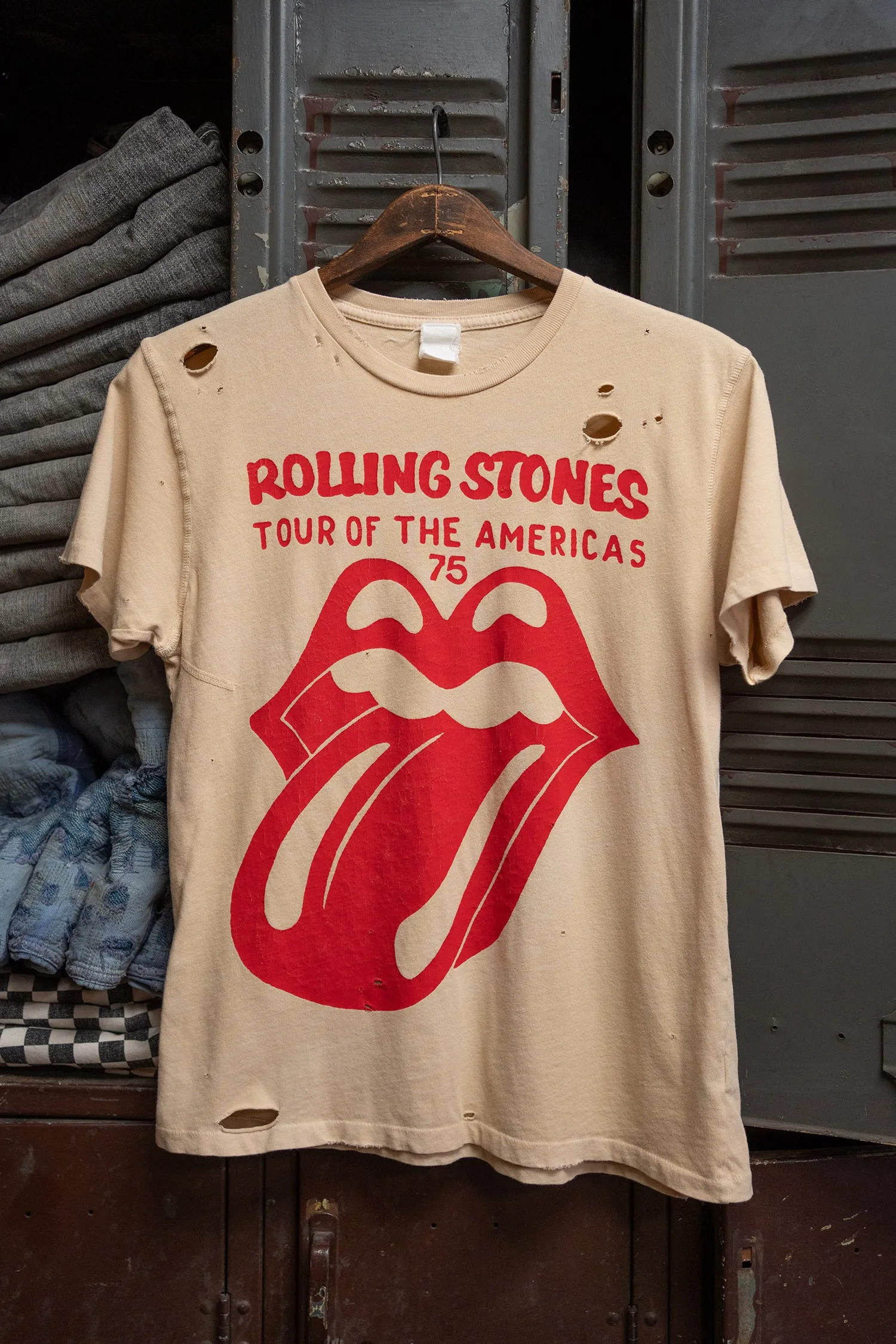 ROLLING STONES TEA STAINED TONGUE DESTROYED sold by MadeWorn