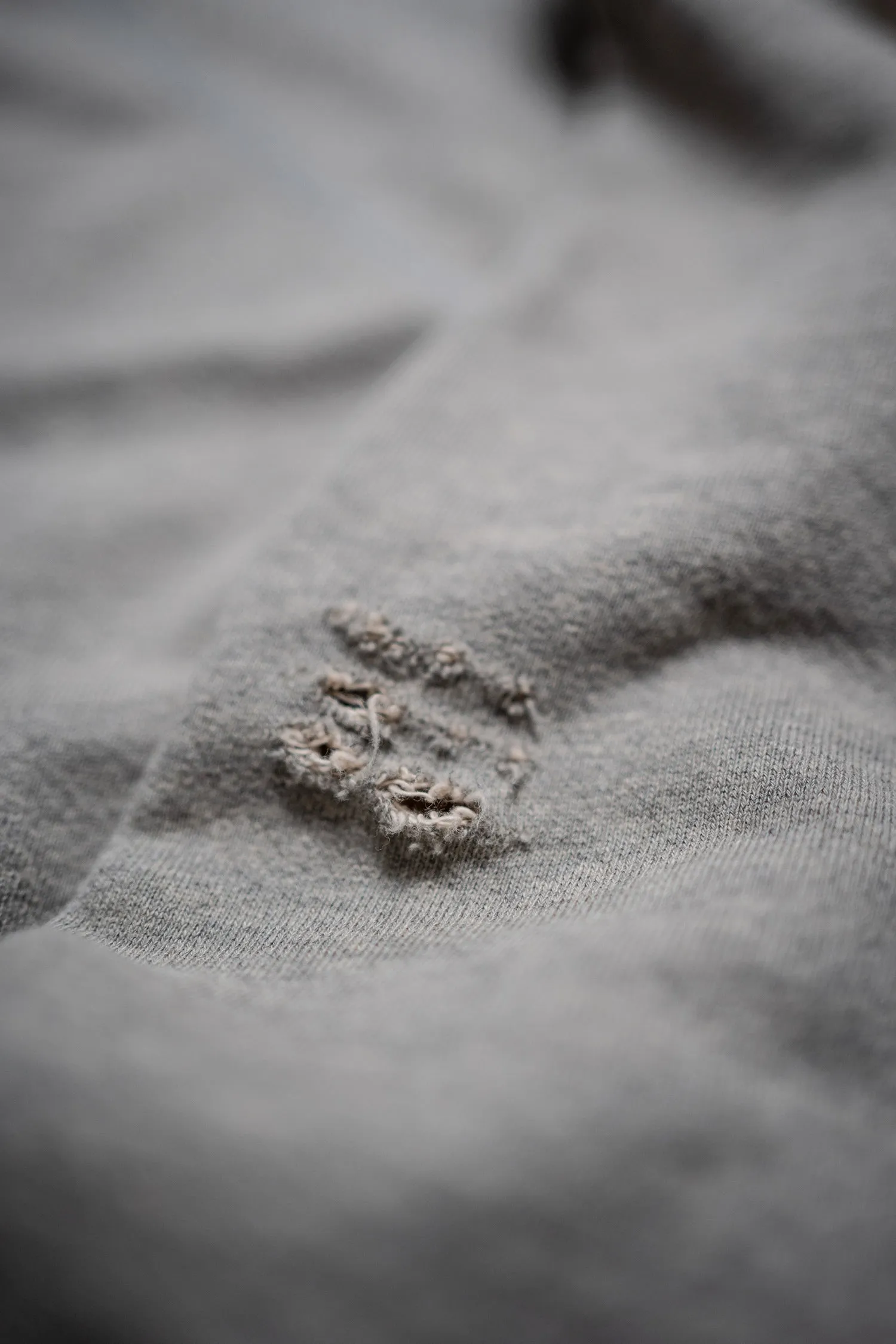 MADE WORN DESTROYED HEATHER SHRUNKEN SWEATSHIRT sold by MadeWorn product image thumbnail 4