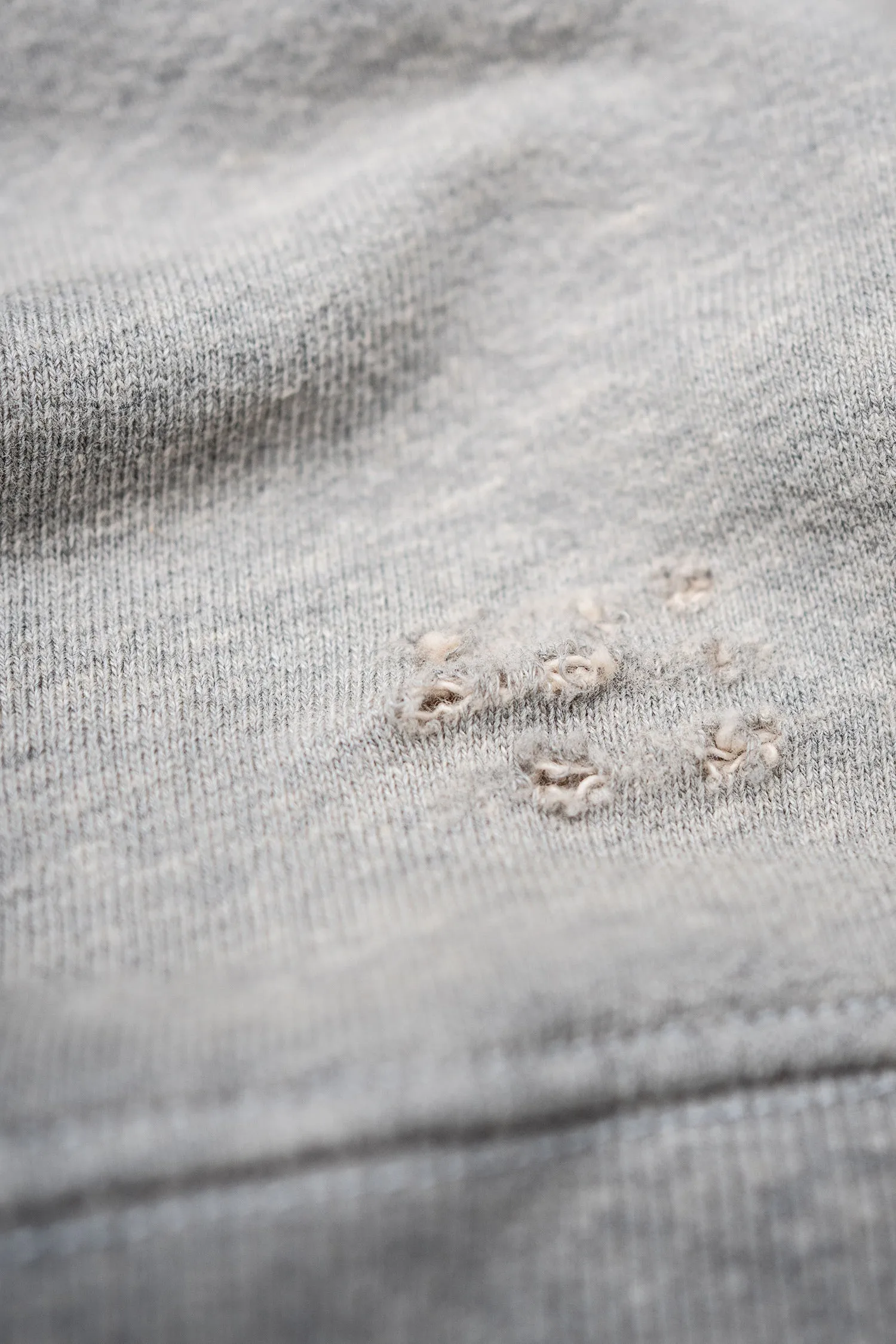 MADE WORN DESTROYED HEATHER SHORT SLEEVE SWEATSHIRT sold by MadeWorn product image thumbnail 2