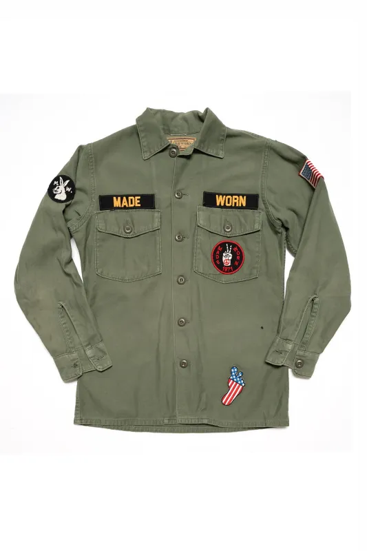 *PRESALE* MADE WORN PEACE MILITARY JACKET sold by MadeWorn