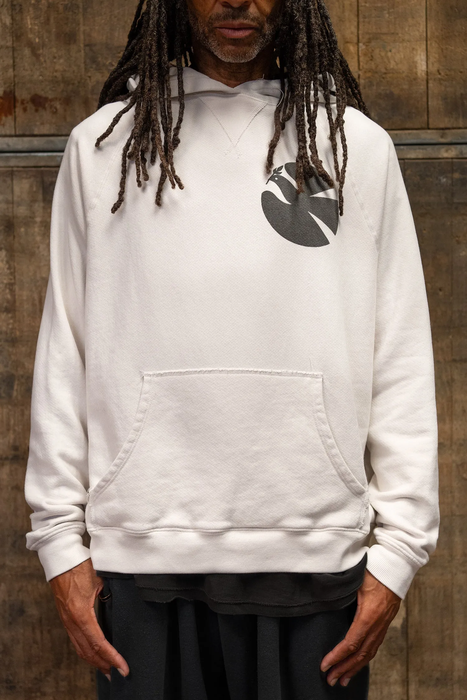 MADE WORN PEACE LOVE ART. OVERSIZED HOODIE sold by MadeWorn product image thumbnail 2