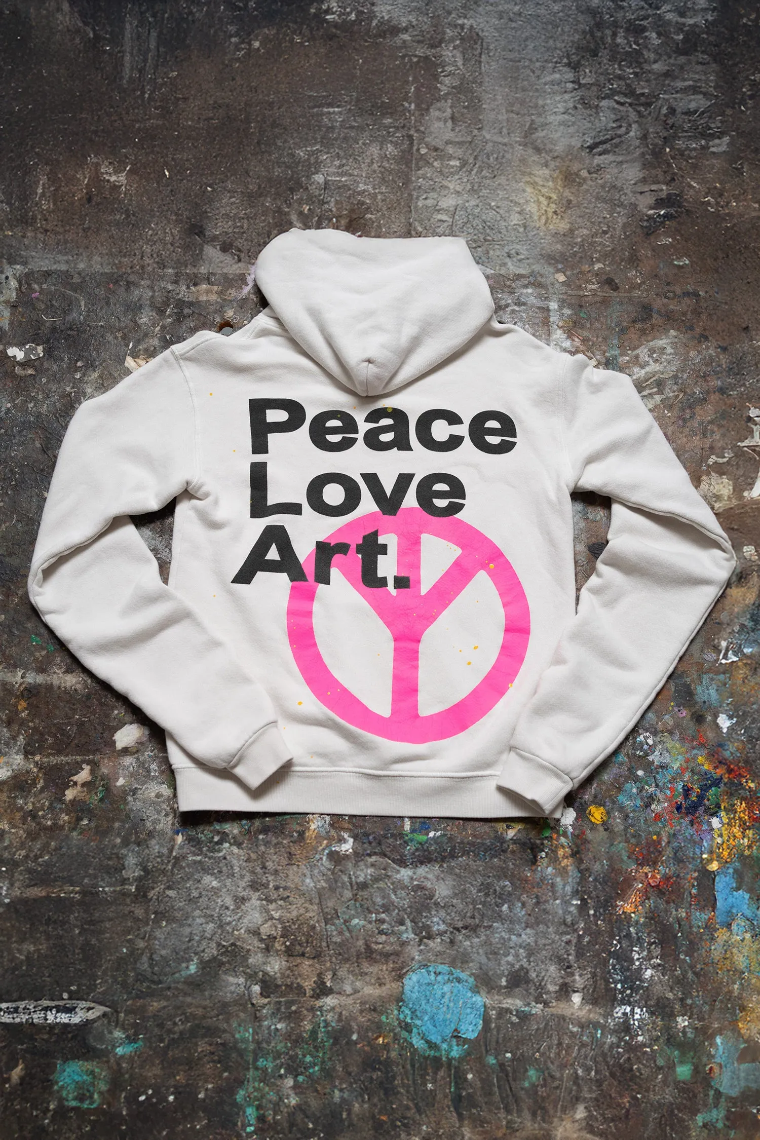 MADE WORN PLEACE LOVE ART. HOODED SWEATSHIRT sold by MadeWorn product image thumbnail 5
