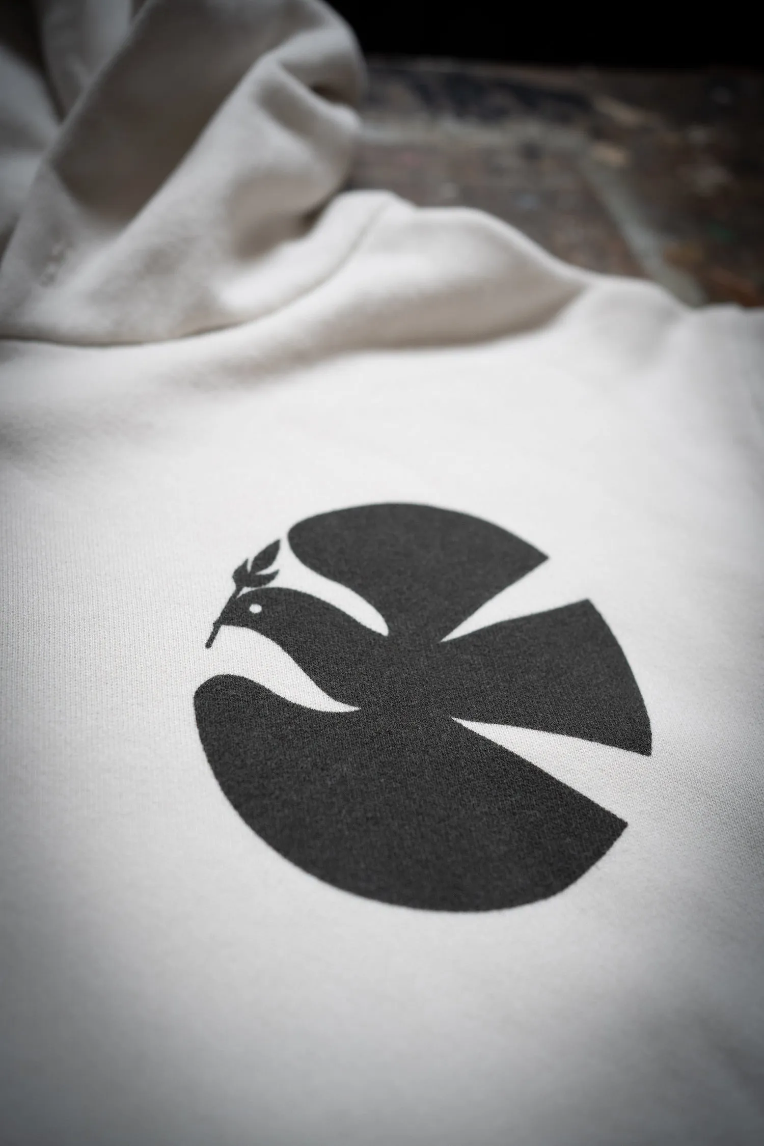 MADE WORN PLEACE LOVE ART. HOODED SWEATSHIRT sold by MadeWorn product image thumbnail 2