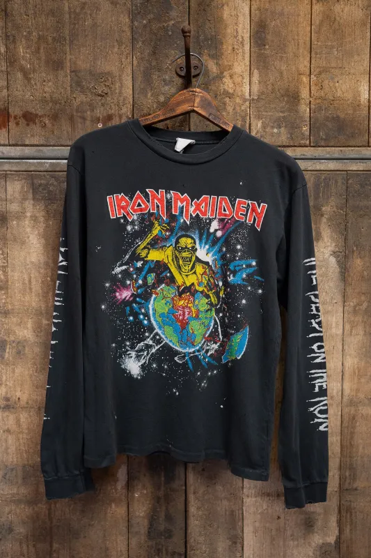 IRON MAIDEN BEAST ON THE RUN LONG SLEEVE sold by MadeWorn