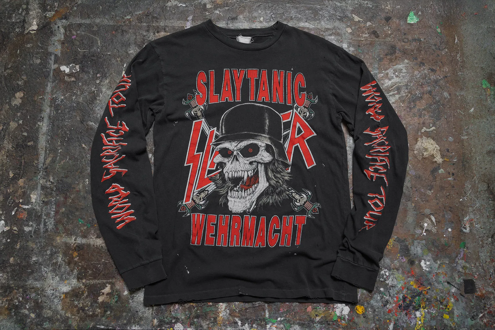 SLAYER WORLD SACRIFICE TOUR LONG SLEEVE sold by MadeWorn product image thumbnail 3