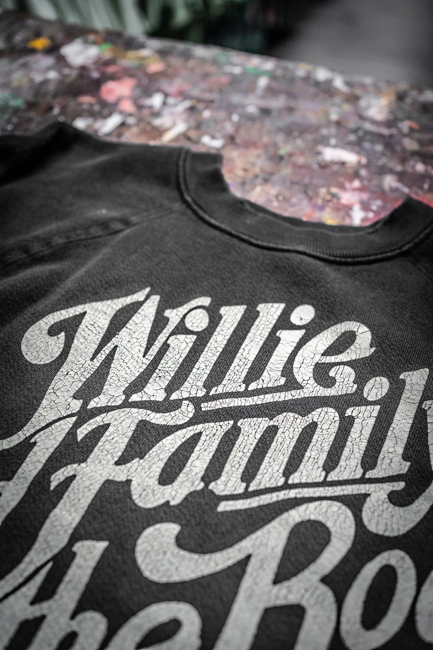 WILLIE NELSON FIRST ROSE OF SPRING CLASSIC CREW SWEATSHIRT sold by MadeWorn product image thumbnail 2