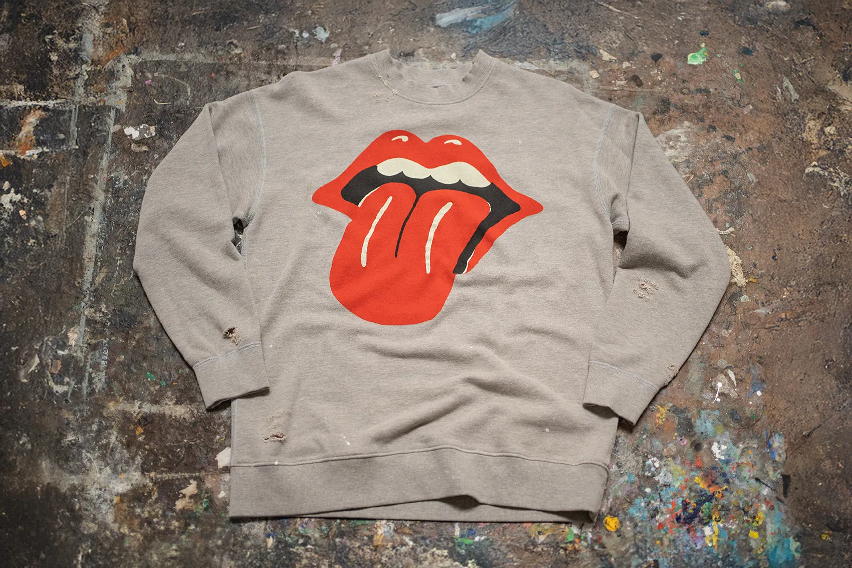 ROLLING STONES CLASSIC CREW SWEATSHIRT sold by MadeWorn product image thumbnail 3