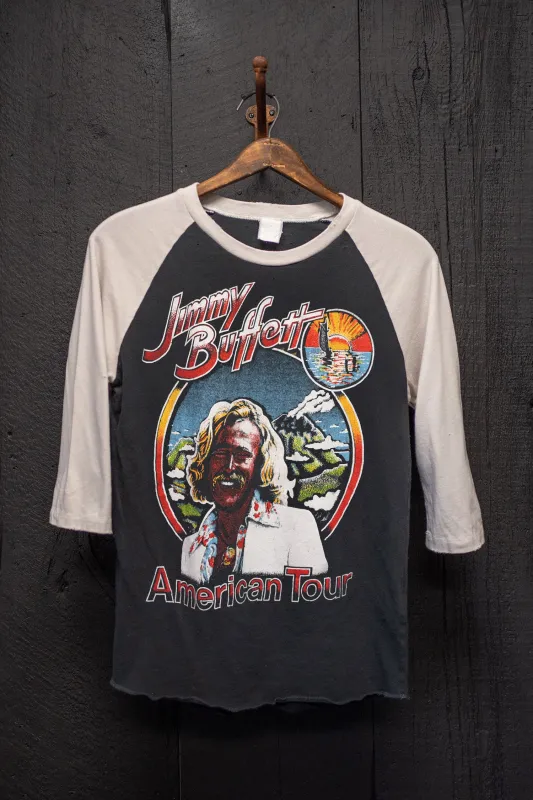 JIMMY BUFFETT AMERICAN TOUR RAGLAN sold by MadeWorn
