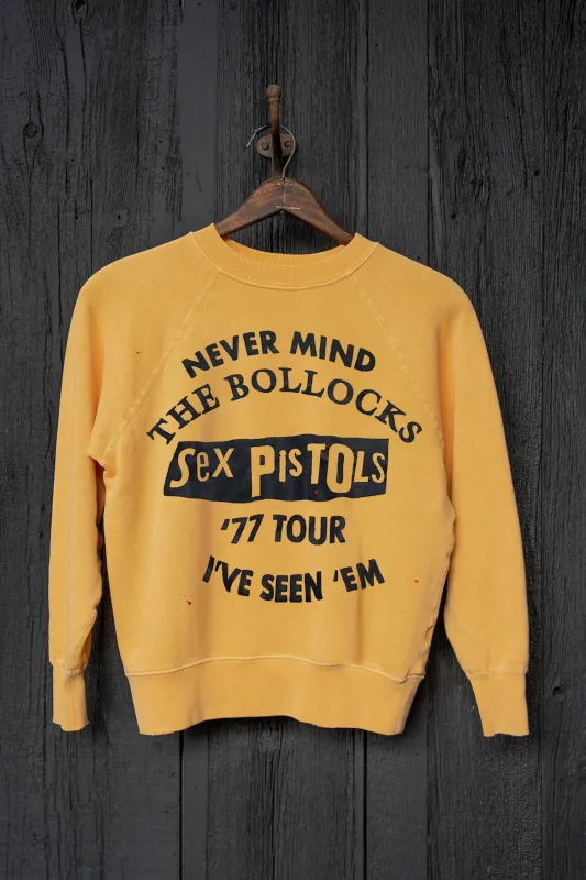 SEX PISTOLS I'VE SEEN 'EM SHRUNKEN SWEATSHIRT sold by MadeWorn