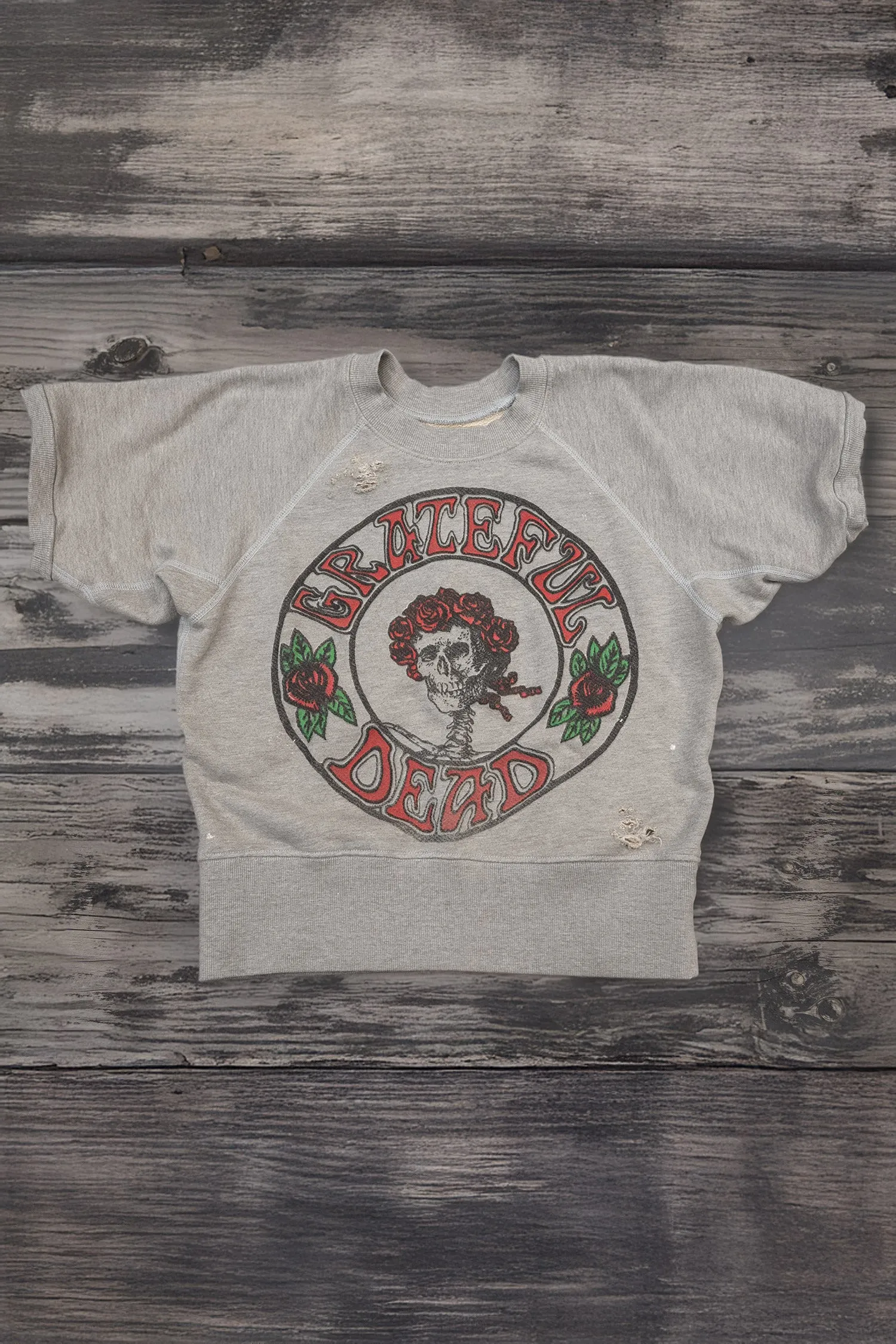 GRATEFUL DEAD SUGAR MAGNOLIA SHORT SLEEVE SWEATSHIRT sold by MadeWorn