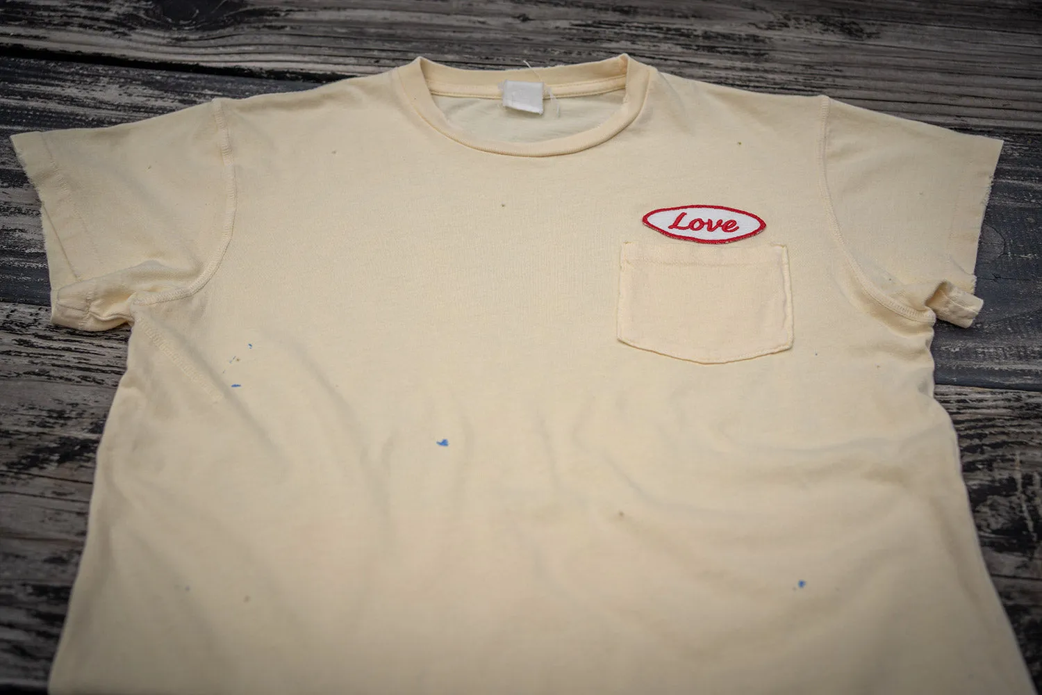 MADE WORN PEACE NOW POCKET TEE sold by MadeWorn product image thumbnail 3