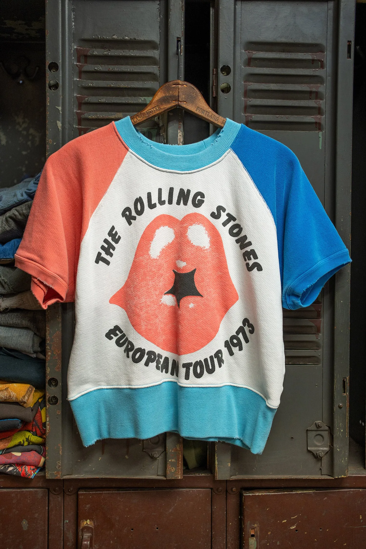 ROLLING STONES COLOR BLOCK SHORT SLEEVE SWEATSHIRT sold by MadeWorn