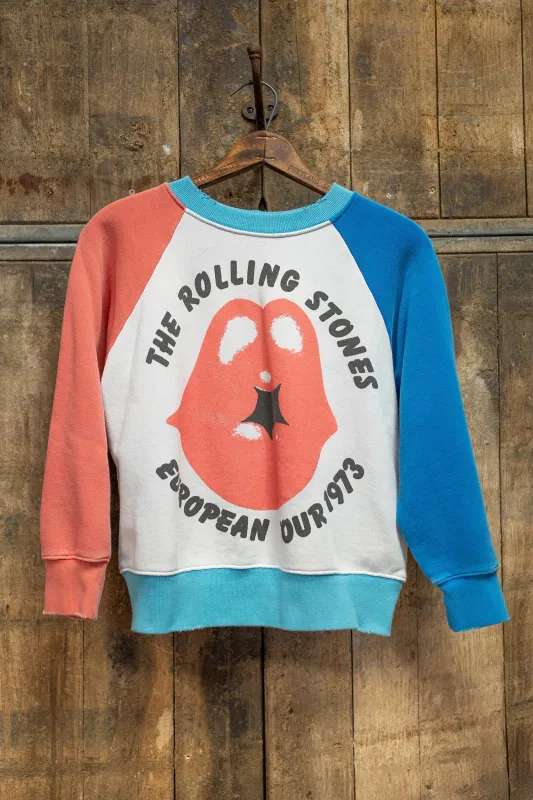 ROLLING STONES COLOR BLOCK SHRUNKEN SWEATSHIRT sold by MadeWorn