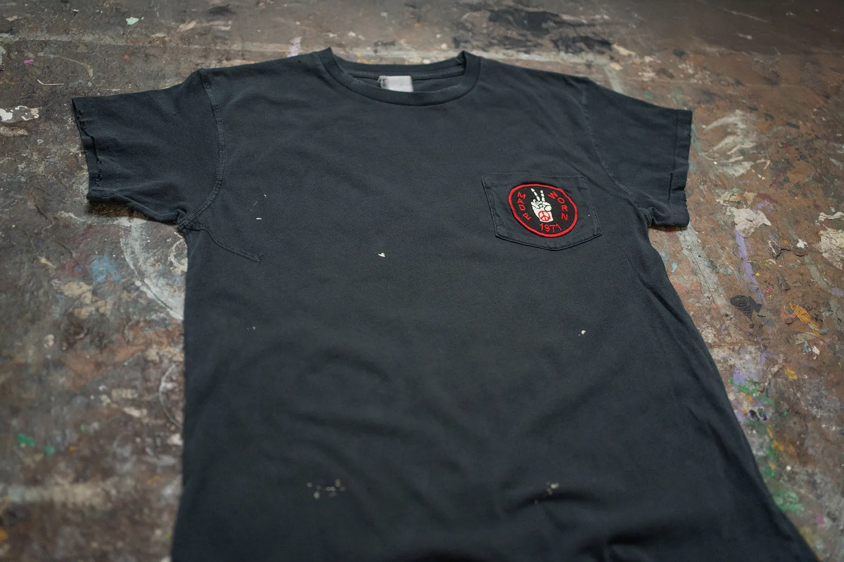 MADE WORN FIGHT WAR POCKET TEE sold by MadeWorn product image thumbnail 3