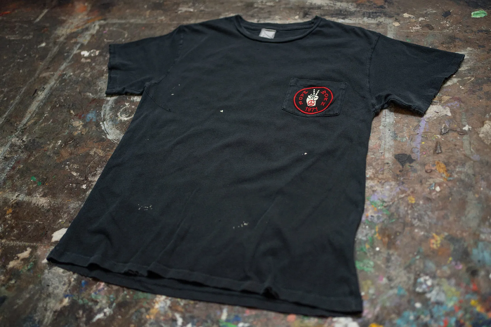 MADE WORN FIGHT WAR '90S FIT POCKET TEE sold by MadeWorn product image thumbnail 3