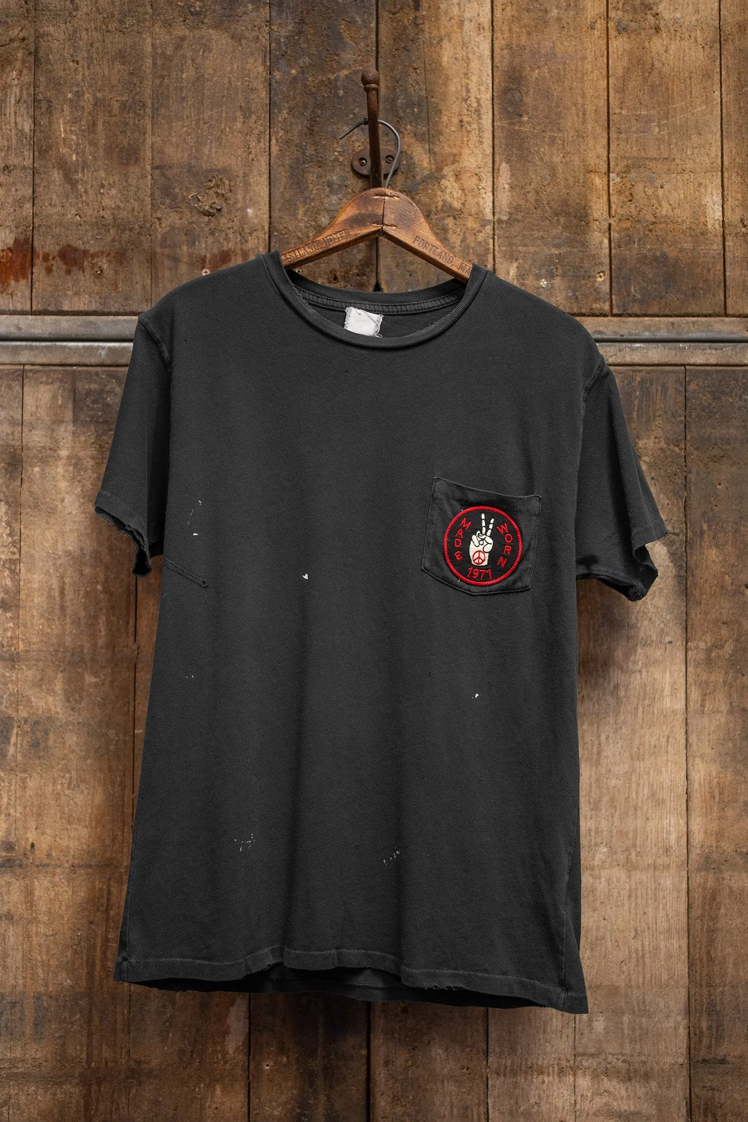 MADE WORN FIGHT WAR '90S FIT POCKET TEE sold by MadeWorn product image thumbnail 2