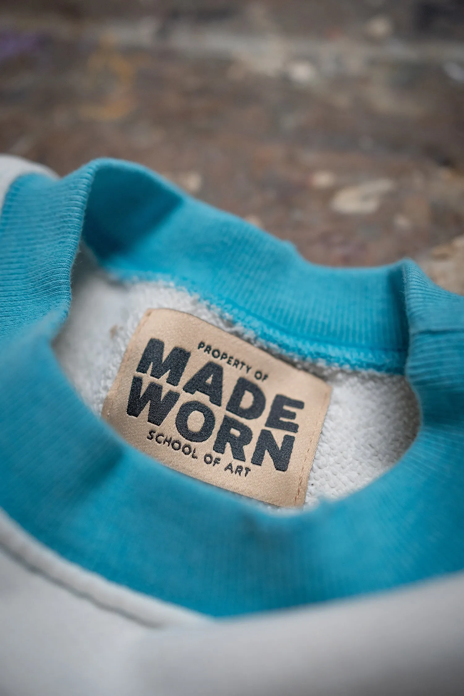 MADE WORN COLOR BLOCK CLASSIC CREW SWEATSHIRT sold by MadeWorn product image thumbnail 2