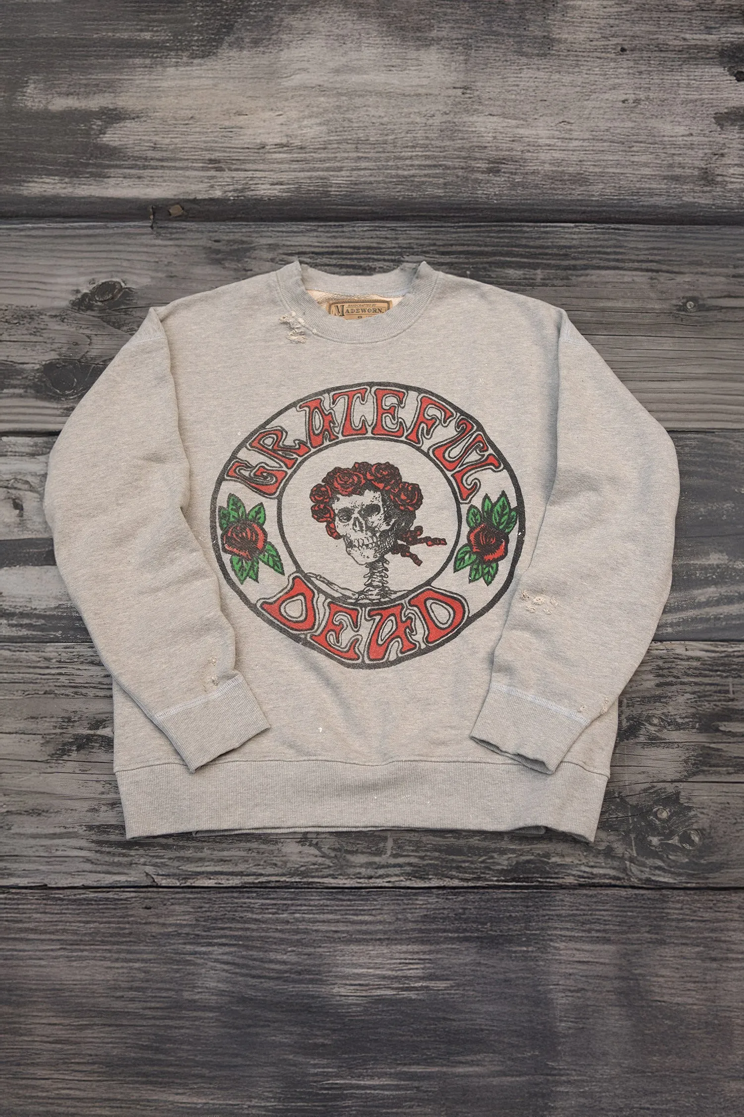 GRATEFUL DEAD SUGAR MAGNOLIA CLASSIC CREW SWEATSHIRT sold by MadeWorn