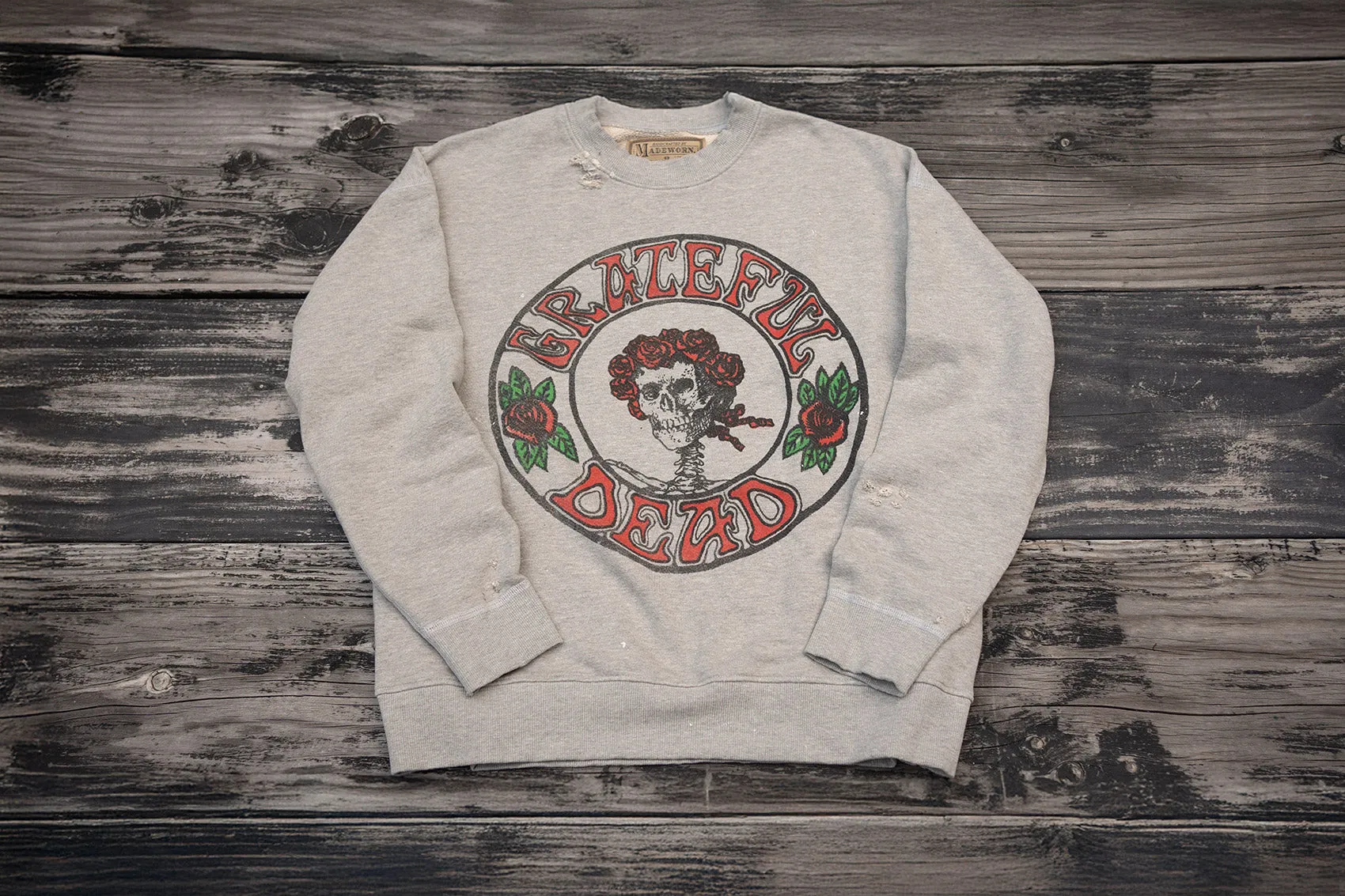 GRATEFUL DEAD SUGAR MAGNOLIA CLASSIC CREW SWEATSHIRT sold by MadeWorn product image thumbnail 3