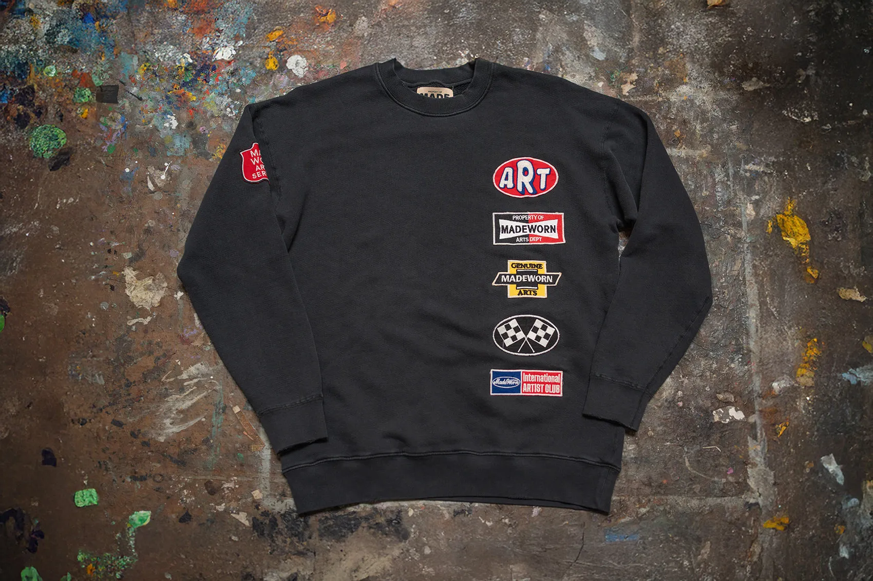MADE WORN ARTS CLUB CLASSIC CREW SWEATSHIRT sold by MadeWorn product image thumbnail 3