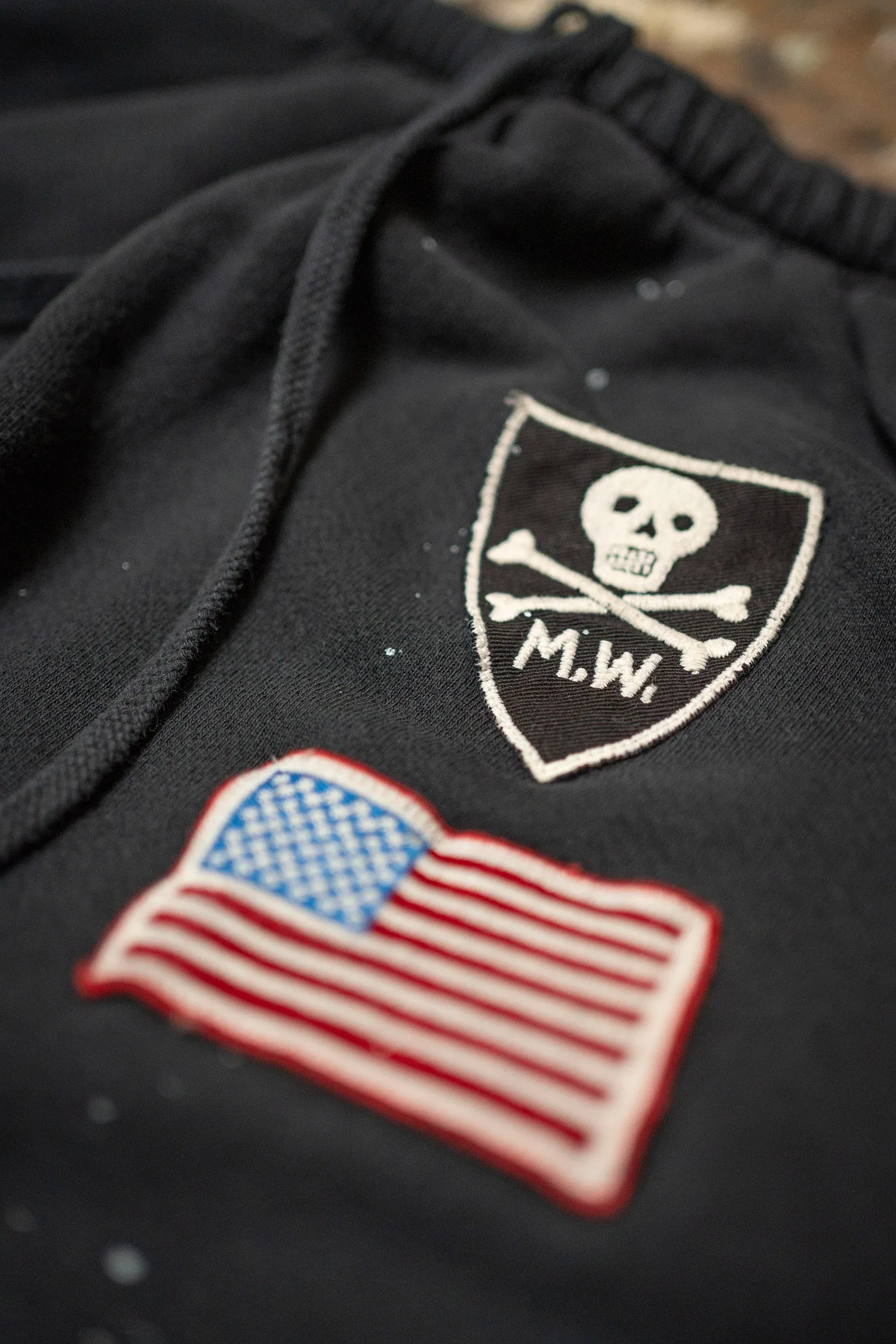 MADE WORN MAKE LOVE NOT WAR P.E. SWEATPANTS sold by MadeWorn product image thumbnail 2