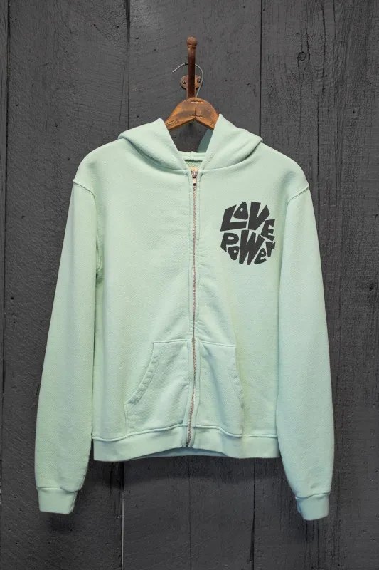 MADE WORN LOVE POWER ZIP HOODIE made by MadeWorn