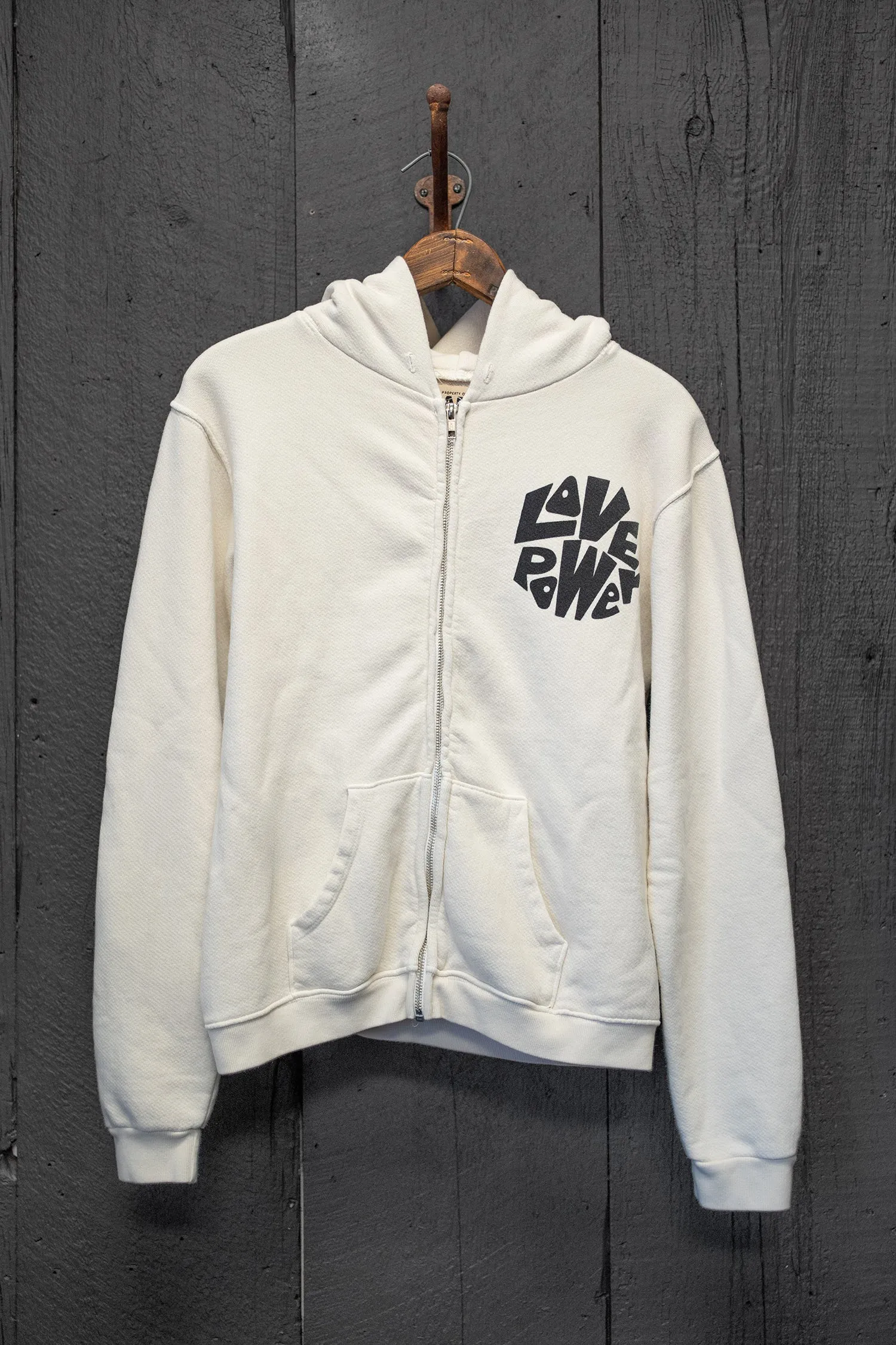 MADE WORN LOVE POWER ZIP HOODIE sold by MadeWorn product image thumbnail 2