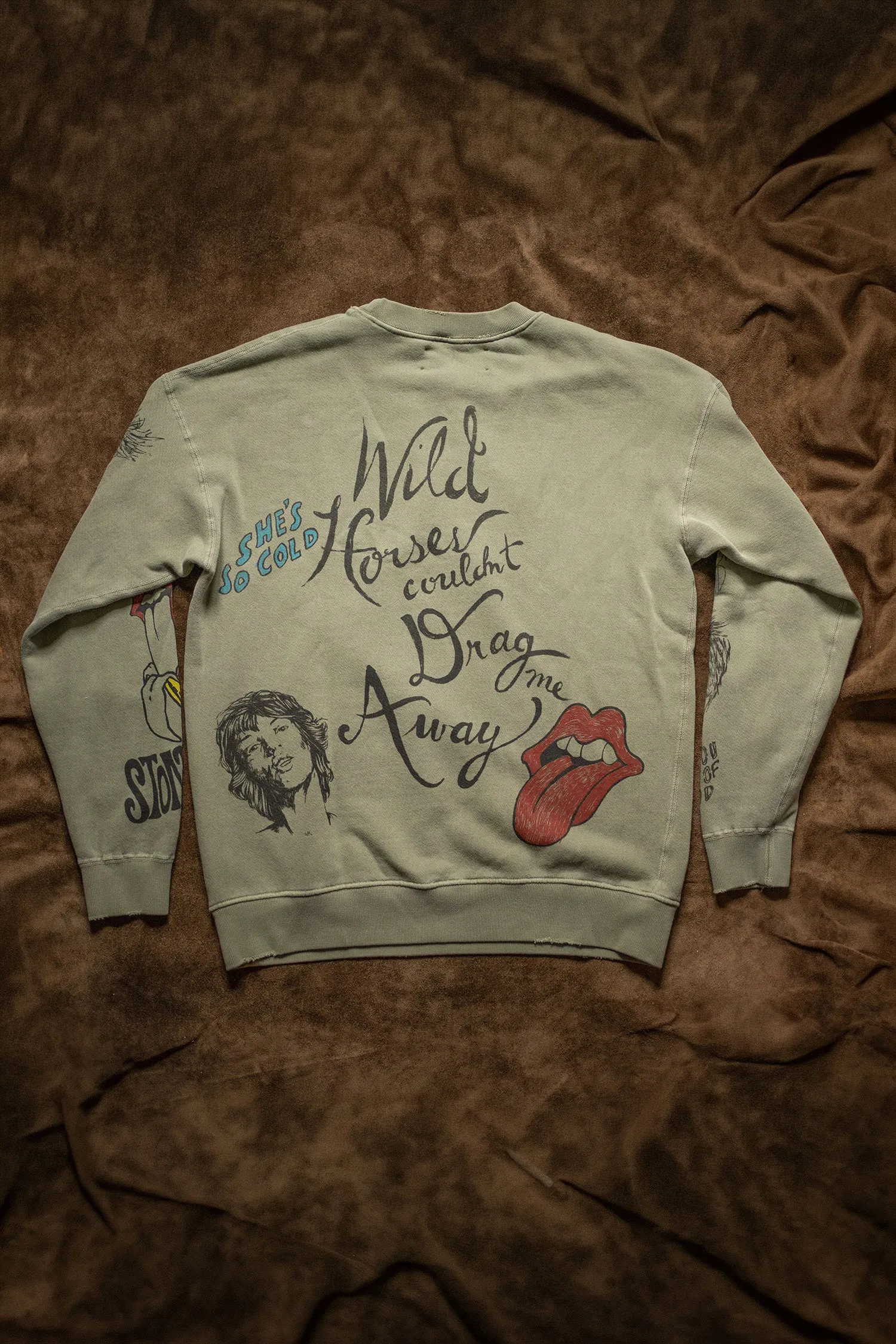 ROLLING STONES SKETCH CLASSIC CREW SWEATSHIRT sold by MadeWorn product image thumbnail 2