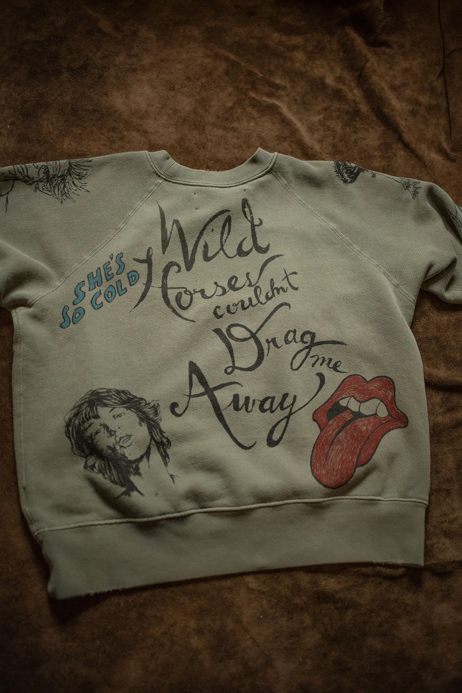 ROLLING STONES SKETCH SHRUNKEN SWEATSHIRT sold by MadeWorn product image thumbnail 2