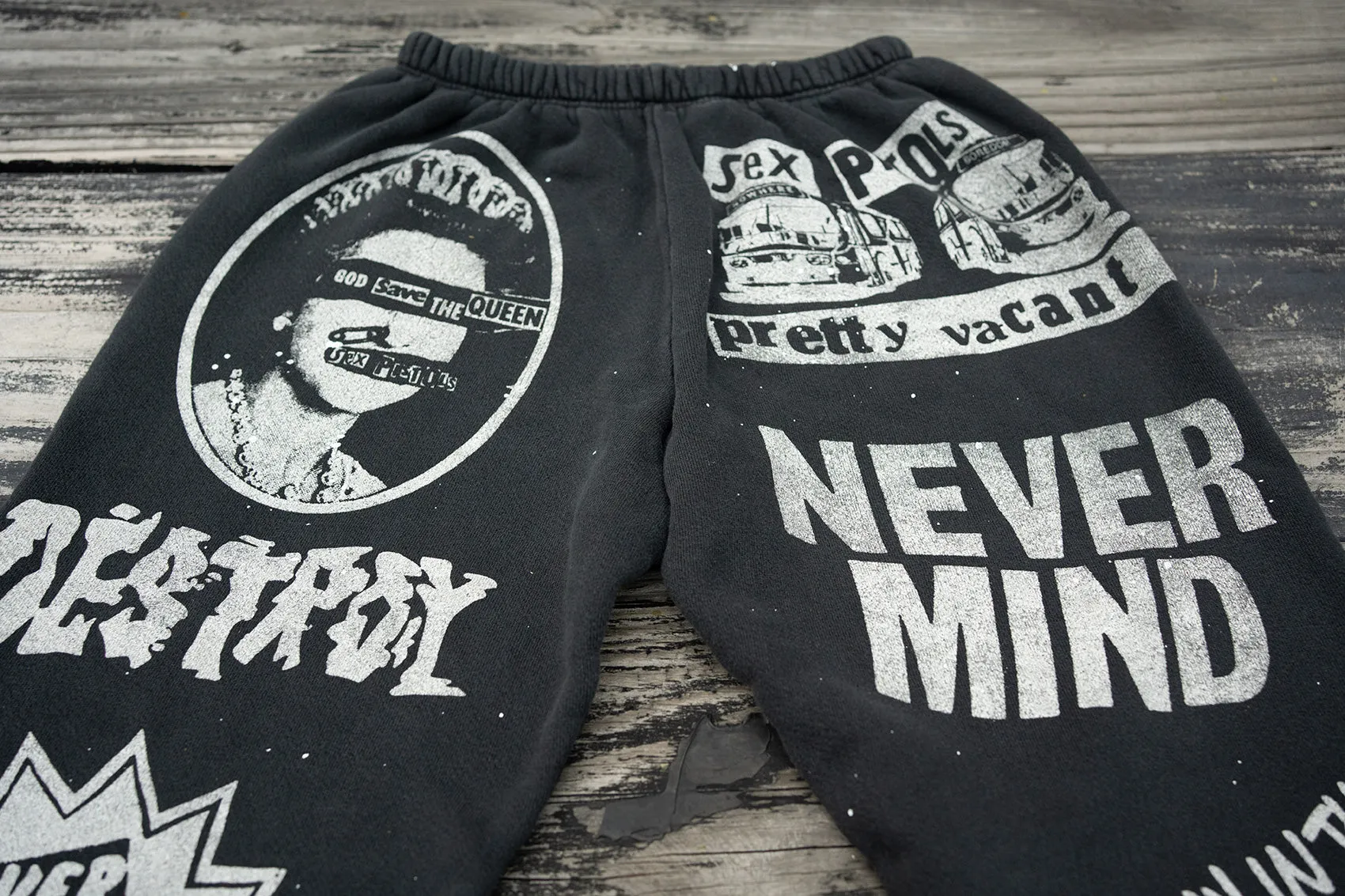 SEX PISTOLS NO FUTURE P.E. SWEATPANTS ***FINAL SALE*** sold by MadeWorn product image thumbnail 3