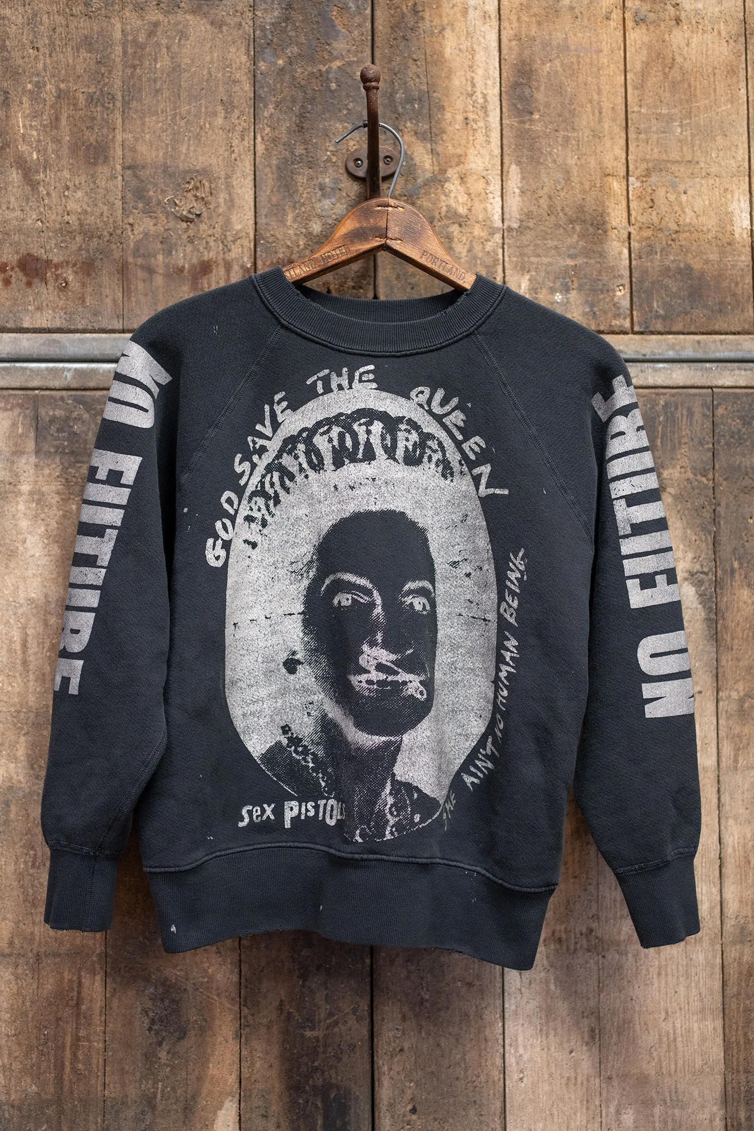SEX PISTOLS NO FUTURE SHRUNKEN SWEATSHIRT ***FINAL SALE*** sold by MadeWorn