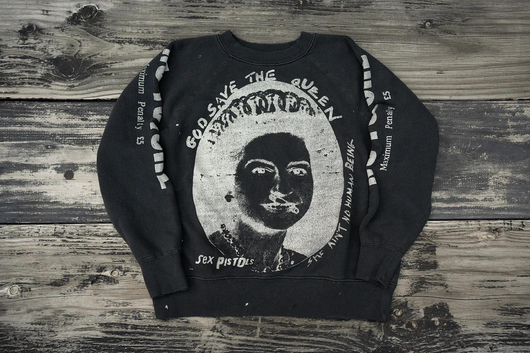 SEX PISTOLS NO FUTURE SHRUNKEN SWEATSHIRT ***FINAL SALE*** sold by MadeWorn product image thumbnail 3