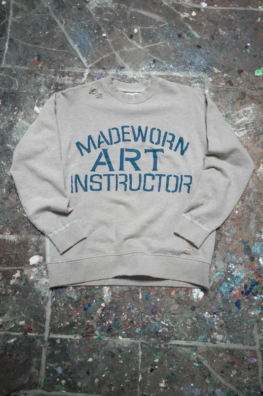 MADE WORN ART INSTRUCTOR CLASSIC CREW SWEATSHIRT made by MadeWorn