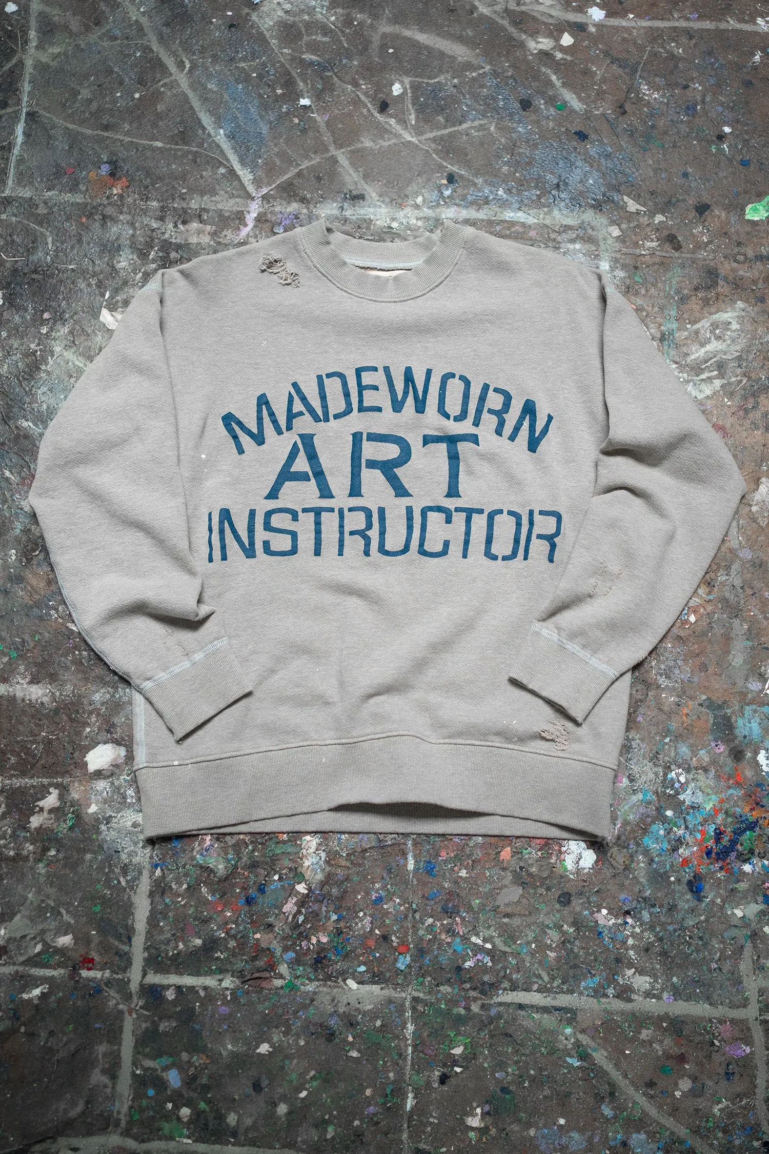 MADE WORN ART INSTRUCTOR CLASSIC CREW SWEATSHIRT sold by MadeWorn