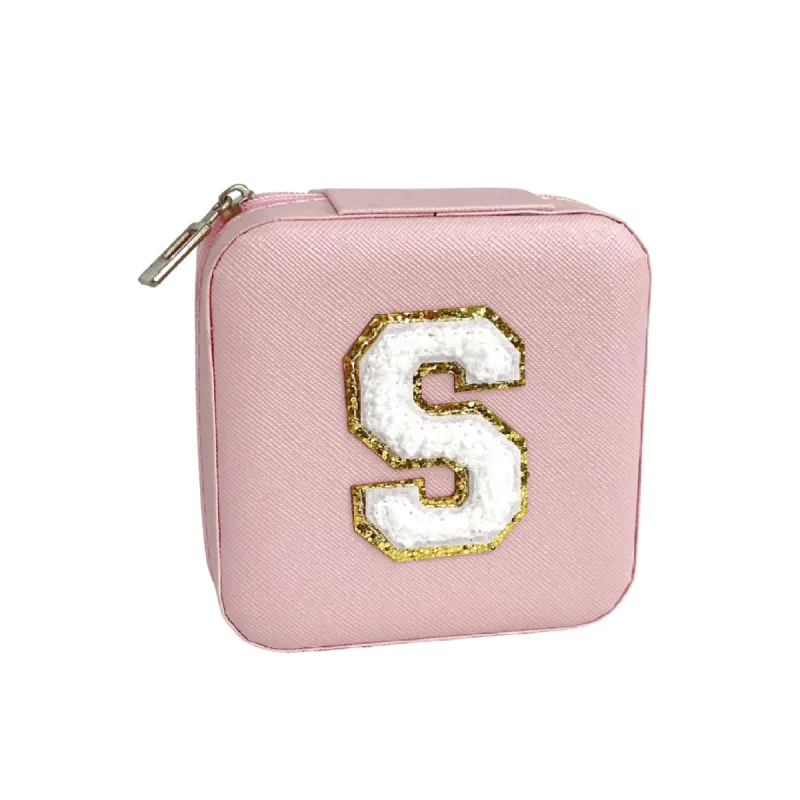 Travel Jewelry Initial Box sold by Sahira Jewelry Design