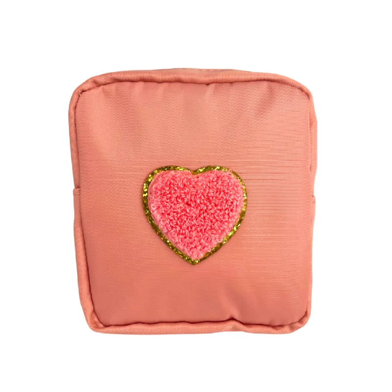 Heart Cosmetic Bag sold by Sahira Jewelry Design