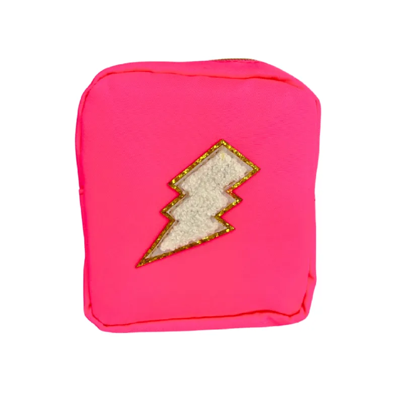 Lightning Bolt Cosmetic Bag sold by Sahira Jewelry Design