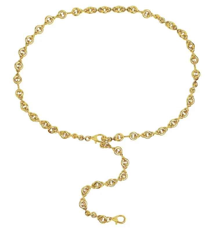 Odessa Chain Belt - Double Clasp made by Sahira Jewelry Design